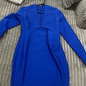 Elegant Blue Women's Dress